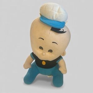 Vintage Baby Popeye & Friends Plush doll figure 12" Kellytoy 2004 y2k Popeye